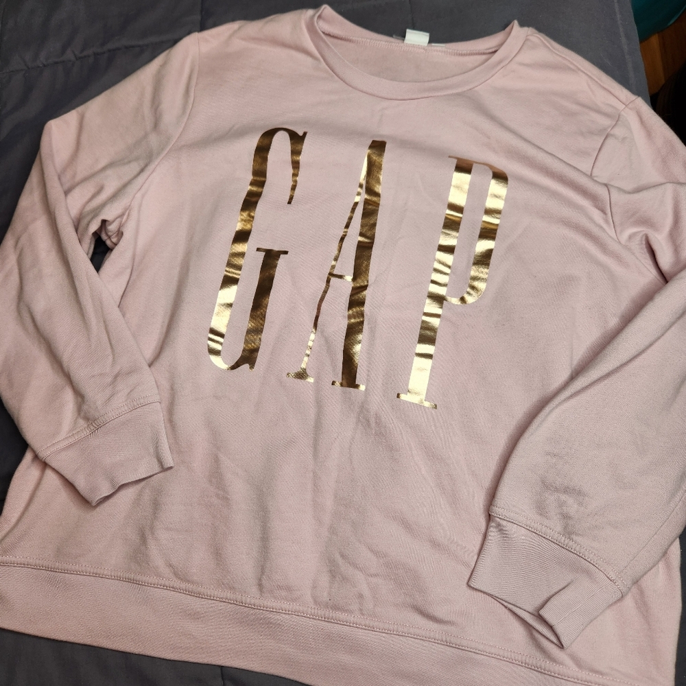 Gap Pink & Gold Sweatshirt